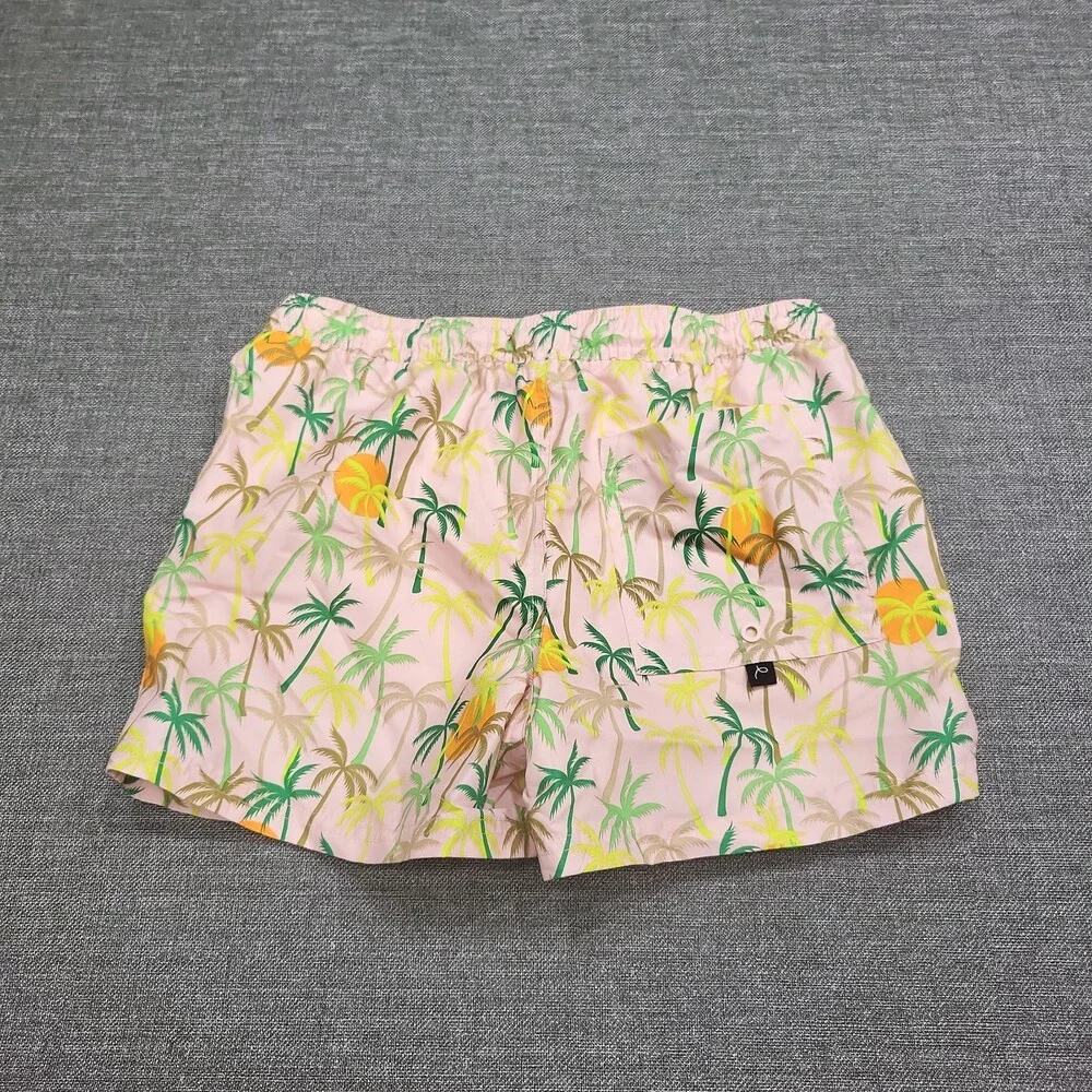 Art Class Boys' Tropical Print Swim Trunks Pink Size X-Large 14